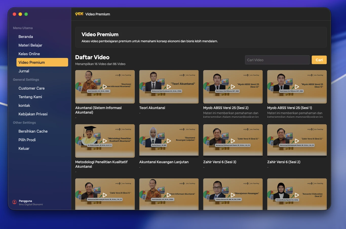 Premium Video Library